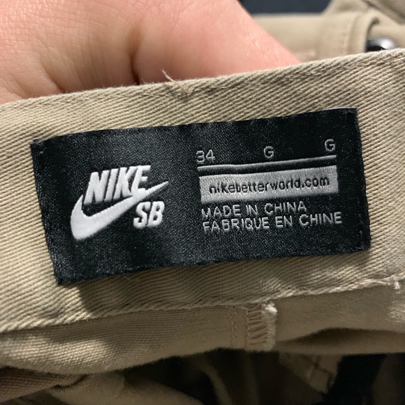Nike SB light tan denim Jeans slim straight - Picture 8 of 8
